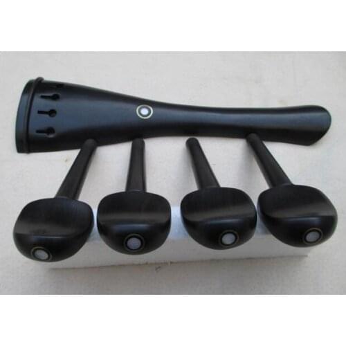 Cello Umbera String Board Ebony Pole Complete set of 1/4-4/4 Cello Ebony Accessories