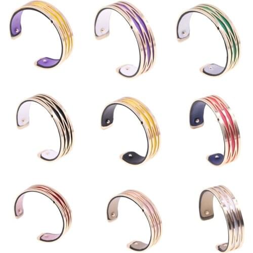 15MM Interchangeable Bracelet with Gold Color Geometric Shaped Reversible Interchangeable Bracelet Femme Bijoux 2020