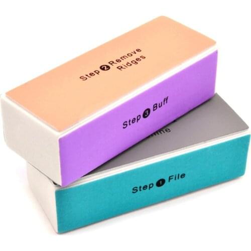 2pcs HOT Sponge Polishing Block Nail File Buffer Manicure Polishing Nail Buffer Polishing Nail Art Tool Wholesale TXTB1