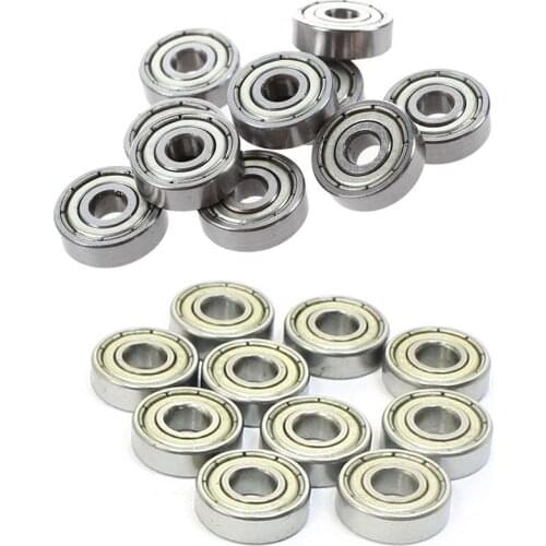 20pcs Mini Deep Groove Ball Bearing Ball Bearing - 10Pcs 5mm x13mm x4mm & 10pcs 5mm x 16mm x 5mm