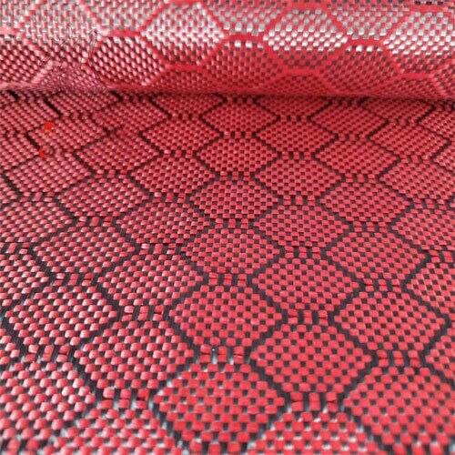 3K Real Carbon Fiber Cloth Fabric Hexagonal Jacquard Weave 240g 100cm Width 50cm lenth