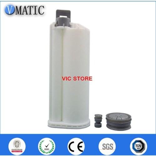 Free Shipping 2 Sets Two Component Cartridge 10:1 For 50ml 50cc Dispensing Gun Cartridge