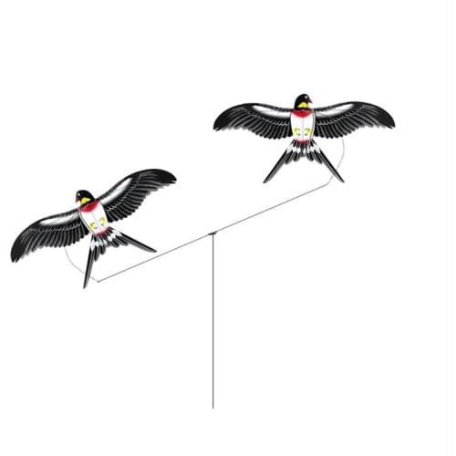 Free shipping 5pcs/lot Pole Swallow kite line outdoor toys for kids kite animal kites bird eagle kite factory wholesale weifang