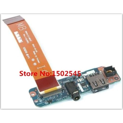 Free shipping original laptop USB interface board with cable for DELL E7450 USB board audio board sound card board LS-A961P