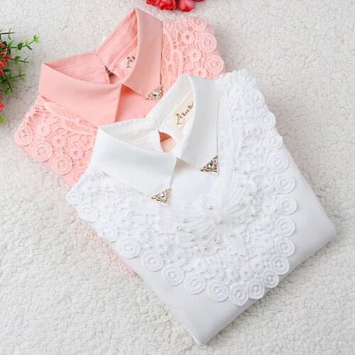 Girls Blouse Spring Autumn Baby Girl Clothes Children Clothing School Girl Blouse Cotton Child Shirt Blusas Kids Clothes 2-14Y