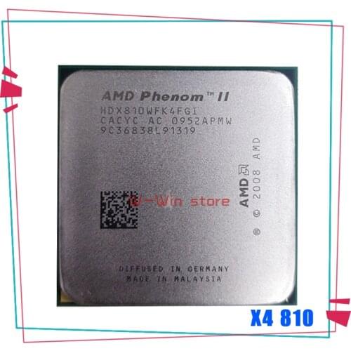 AMD Phenom II X4 810 X4-810 Quad-Core DeskTop CPU HDX810WFK4FGI Socket AM3