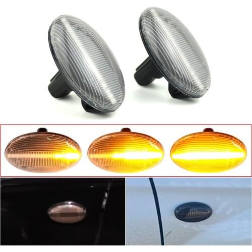 Dynamic Led Turn Signal Indicator Sequential Side Marker Light For Subaru Impreza WRX Sti 02-07 Forester Liberty 00-03