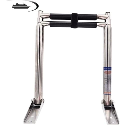 2 Step Extensionable telescope ladder for Boarding marine boat swimming pool Swim Step Over Platform
