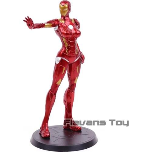 Superhero Stark Industries X-Faction Iron Lady Pepper Potts MK8 PVC Action Figure Collectible Model Toy