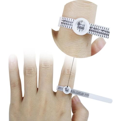 Finger Measure Gauge Men Sizes Jewelry Accessory Measurer Soft Ruler Ring Size Measure Tool