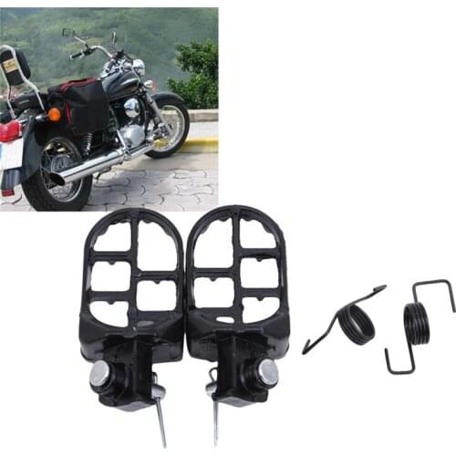 Motorcycle Rear Foot Set Rear Footrest For Yamaha PW50 PW80 TW200 2019 Footrests Pedal Passenger Rest Rearsets