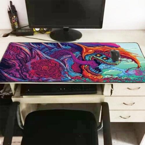 Mairuige 90*40cm Large Gaming Lock Edge Speed Mouse Pad Mat for CS GO Hyper Beast AWP for CSGO DOTA LOL Gamer Big Desk Mousepad