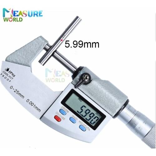 IP65 Waterproof Digital Micrometer High-Strength Stainless Steel Outside Micrometer 0-25MM 25-50MM 50-75MM 75-100MM