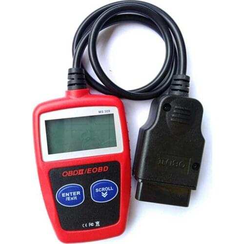 Ms309 OBD2 OBDII automotive scanner OBD car diagnostic tool in Russian code reader odb2 scanner OBDII OBD elastic 2 OBD