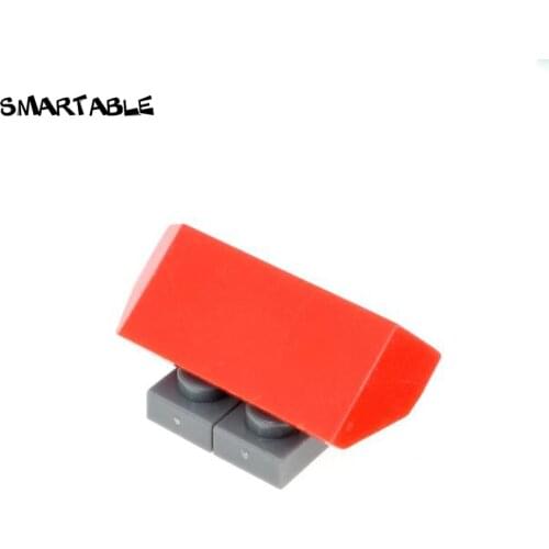 Smartable 2x4 Spoiler With Handle Building Blocks MOC Parts Toys For Cars Compatible Major Brand 98834 40pcs/lot