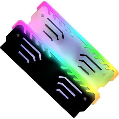 Great Wall 3PIN RAM RGB Cooler Memory Cooling Vest 256 RGB Heat Sink Radiator CPU Cooler Aluminum Heatsink For RAM DDR3 DDR4 Hot