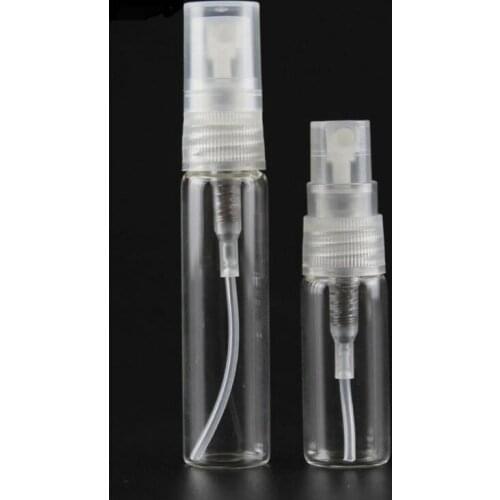 Wholesale 10ml Spray Perfume Atomizer Clear Glass Empty Perfume Bottle Cosmetic Container