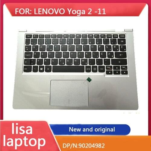 Suitable For Lenovo YOGA 2-11 Serbia Keyboard / Palm Pad / Keyboard Touch Pad / Silver 90204982 Brand New