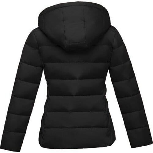 Casual Short Jacket Female Autumn Winter Hooded Coat Women Plus size S-6XL Winter Jacket Women Parkas Long Sleeve Student Coat
