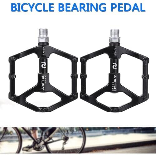 Durable Aluminum Alloy MTB Road Bike Pedals Widen Non-slip Bicycle Bearing Platform for Road Bikes Mountain Bikes