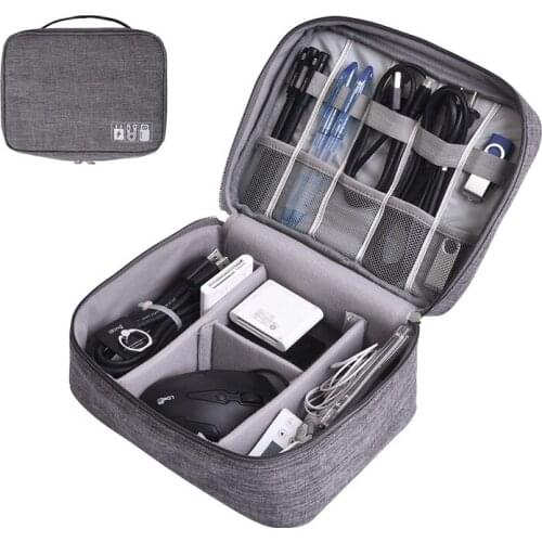 Waterproof Cable Organizer Bag Electronic Storage Bag Organizer Charger Cable Wires Headphone Case Digital Accessories Pouch