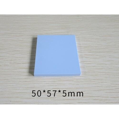 LCD/PDP TV heat-conducting silicone sheet 50*57/120*200/4.3*400mm Light sapphire insulation heat radiation GPU CPU Silicone Pad