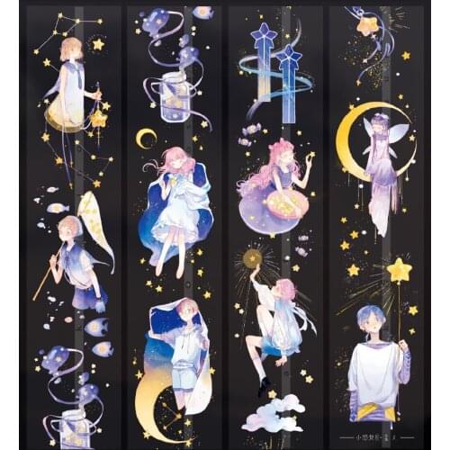 1 Loop Even Star Point Pet Tape Youth Difference Dinosaur Decoration Collage