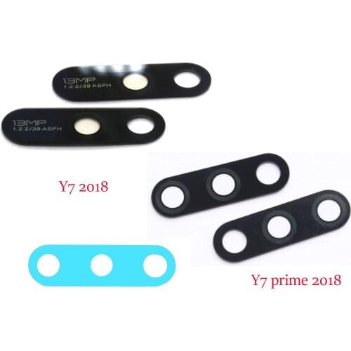 10pcs new original back rear camera glass lens for Huawei Y7 prime 2018