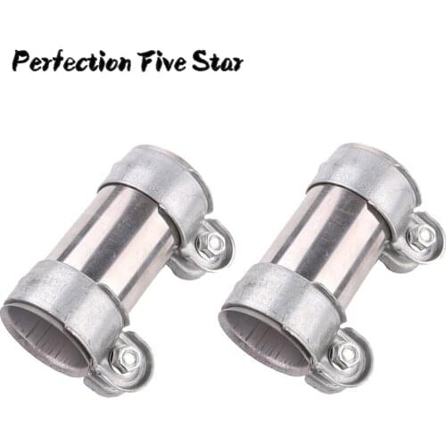 191253141F x2 New Set 2 Exhaust Muffler Clamp 50mm-125mm For VolksWagene For Audi A4 A6 A8 VW Passat