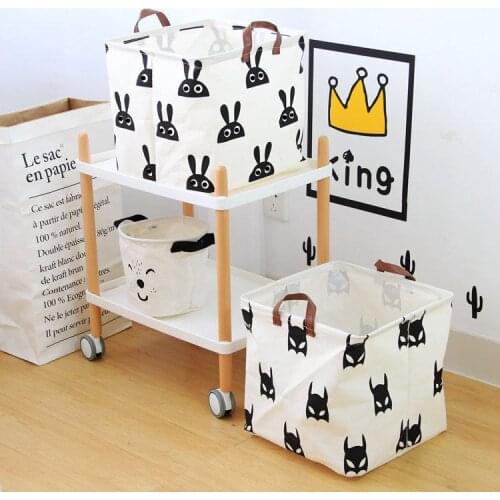 33X33Cm Laundry Organizer Holder Pouch Household Folding Laundry Basket Storage Barrel Standing Toys Clothing Storage Bucket