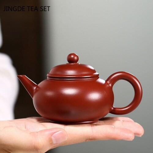 Yixing Tea Pot Purple Clay Teapot Home Kettle Raw Ore Dahongpao Handmade Teaware Tie Guanyin Chinese Tea Ceremony Gifts 150ml