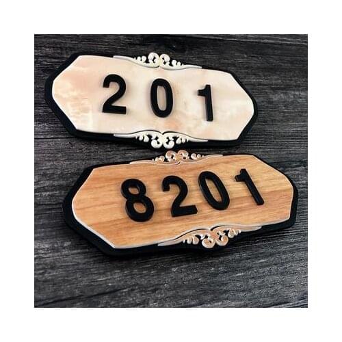 Door plates any letter, symbols, house, Hotel, house number European-style door sign, door number custom-made apartment Villa