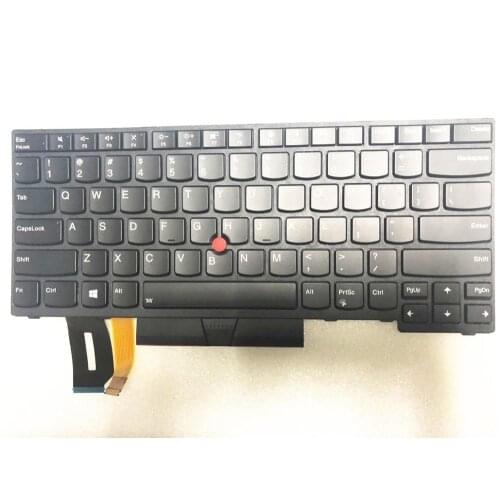 NEW LAPTOP US BACKLIT KEYBOARD FOR LENOVO THINKPAD E480 E485 T480S L480 L380 T490 E490 L390 E495 BACKLIT KEYBOAR FRU 01YP280