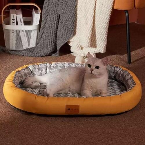Gatos Accesorios Comfortable Breathable Cat Mat Pet Ice Mats Bite Proof Non-stick Fur Arctic Plush Nest Pets Supplies Rамак