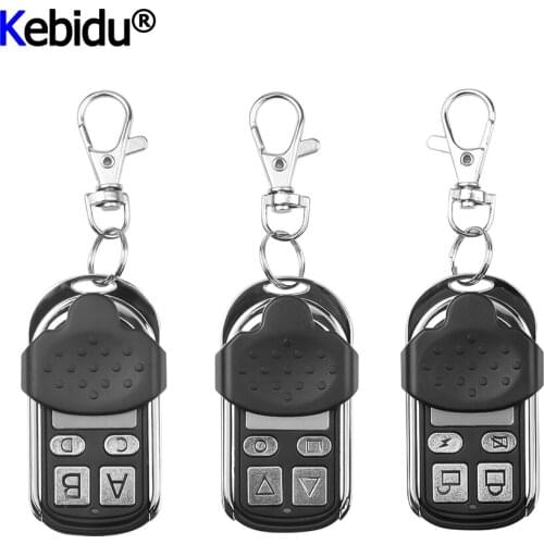 Mini Wireless RF Remote Control 433 MHz Electric Gate Garage Door Remote Control ABCD Key Fob Controller Lock Button