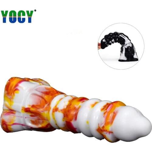 Beast Penis Soft Big Anal Plug Vagina Massager Silicone Dildo Fetish Sex Toy Female Flirt Big Cock Dick Lasting Erotic Sex Shop