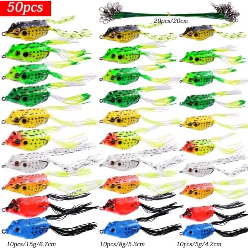 Mixs Soft Frog Fishing Lures Double Hooks 5g 6g 8g 13g 15g Top water Ray Frog Artificial Minnow Crank Soft Bait fishing tackle