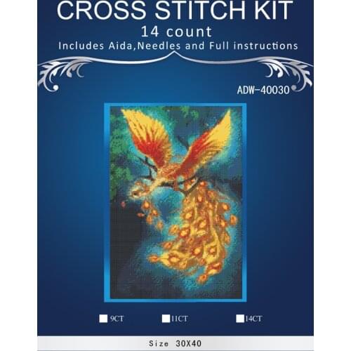Oneroom 6th Needlework,DIY Cross Stitch,Sets For Embroidery kits,14CT,Small yellow dragon