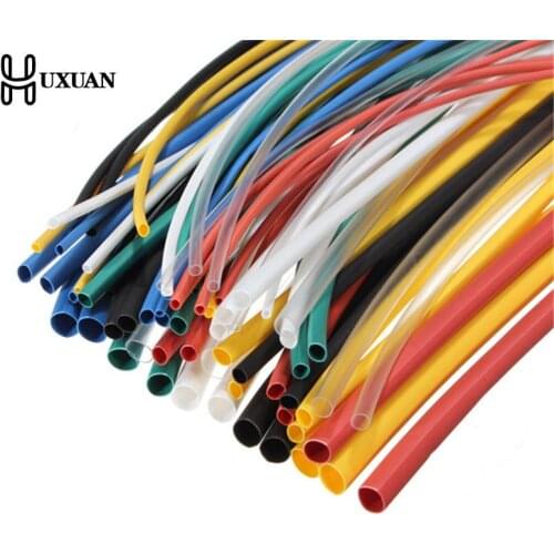 70pcs Car Electrical Cable Tube Kits Heat Shrink Tube Tubing Wrap Sleeve Assorted 7color Mixed Color Tubing Sleeving Wrap Wire