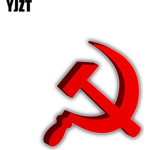 YJZT 10.2CM*11CM Creative Funny Soviet Symbol Russia Decal Car Sticker Decal 6-0174