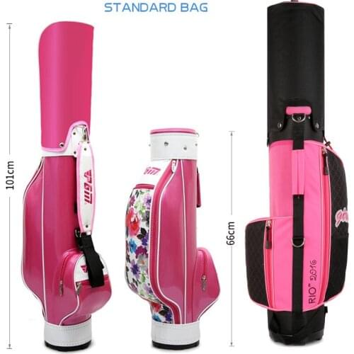 New Listing PGM Professional Golf Standard Bags Youth&Children Stand Bags Waterproof PU Golf Travel Bag High Quality Accessories