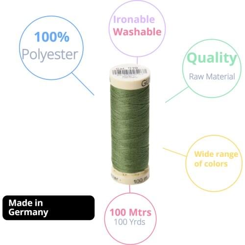 Gutermann Polyester Sew-All Purpose Thread, 100m/110 Yd