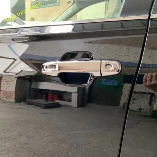 Outside Car Door Doorknob Handle Protection Kit Cover Trim 8 Pcs Fit For Subaru Forester 2019 2020 2021 ABS Auto Accessories