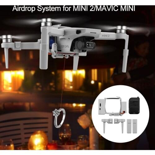 Airdrop Air Drop System for DJI MINI 2/MAVIC MINI Drone Fishing Bait Deliver Life Rescue Remote Throw Thrower Transport Gift