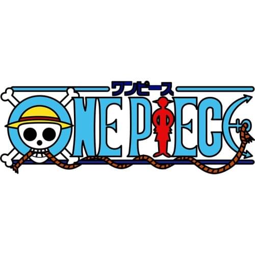 Three Ratels CDM124 ONE PIECE Funny Pirate logo cartoon anime car hood sticker laptop decal wall stickers home decoration