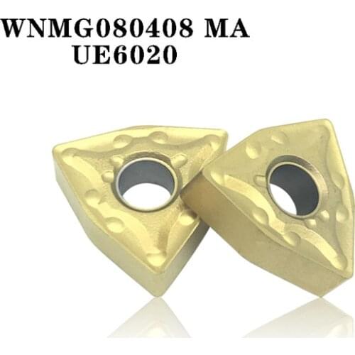 10pcs WNMG080404 MA UE6020 carbide inserts External Turning tool WNMG 080404 Lathe Tools Milling cutter CNC tool