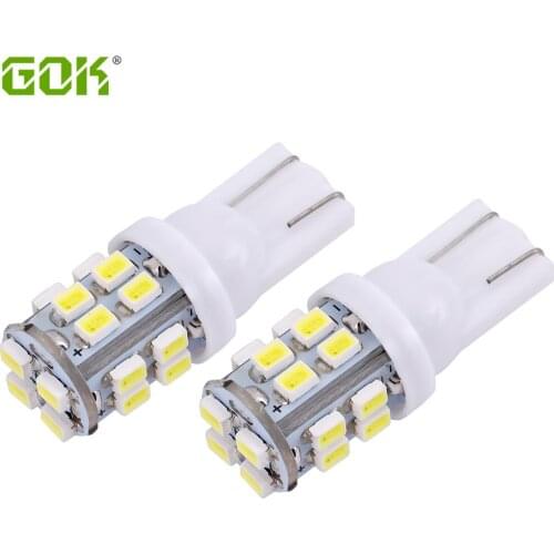 2pcs High quality T10 led 20smd 1206 3020 led car W5W t10 20LED 196 194 168 Car Side Light Car wedge Clearance light