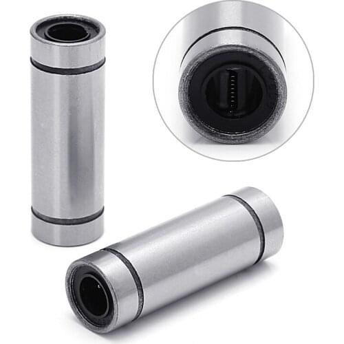 2x LM8LUU Long Linear Motion Ball Bearing Bush Bushing Parts For 8mm Rod