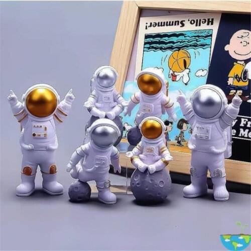 3pcs/Set Space Astronaut Boy Birthday Party Decorations Kids Cake Decorations Dessert Table Decor Baby Shower DIY Party Decor