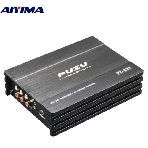AIYIMA Car DSP Power Amplifier Audio ISO Wiring Harness Cable 4X150W Support PC Tool 31 EQ Android APP Bluetooth Lossless USB